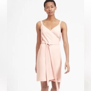 Everlane Pink Wrap Dress
